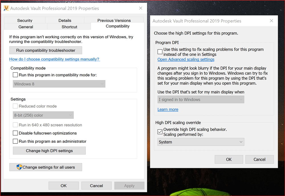 autodesk vault professional 2019 properties